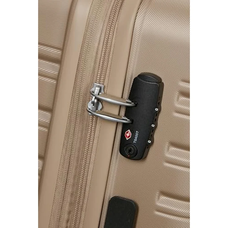 American Tourister Flashline 67 cm Trolley, 4 Rollen, roségold, 100% ABS – Bild 6