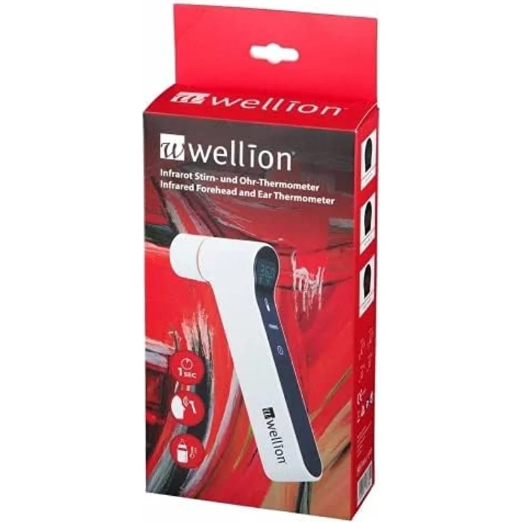WELLION Infrarot Stirn- und Ohr-Thermometer 1 St. - Preisvergleich – Bild 2