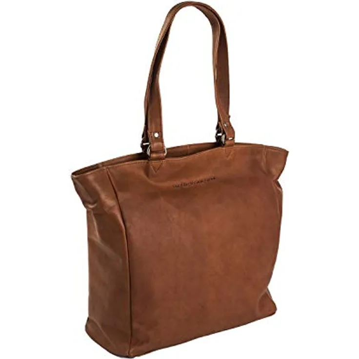The Chesterfield Brand Shopper Berlin, businesstauglicher Einkaufstasche aus gewachstem Rindleder, hellbraun, 37 x 14 x 37 cm
