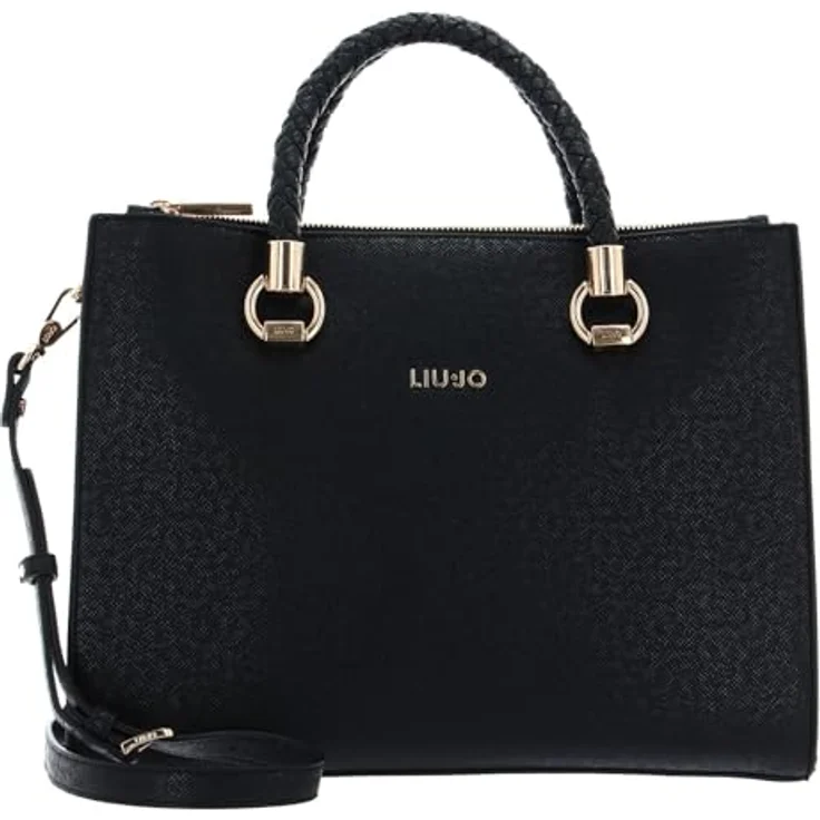 Liu Jo Damen Handtasche 33 cm, Schwarz, großes Hauptfach für optimale Übersicht – Bild 1
