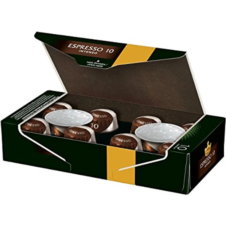 Jacobs Espresso 10 Intenso, Kaffeekapseln, Nespresso Kompatibel, Kaffee, 10 Kapseln, á 5.2 g – Bild 2