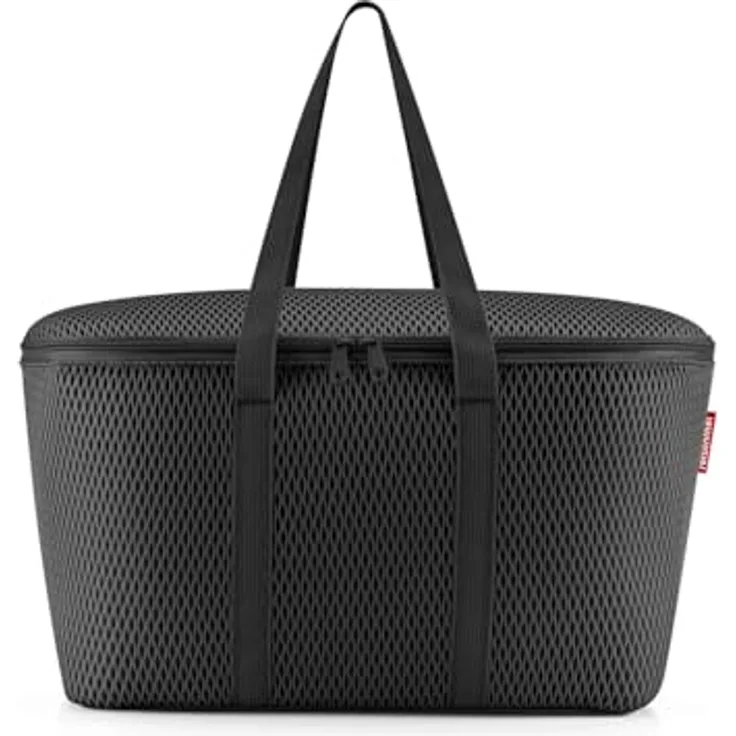 Reisenthel coolerbag special edition Shopper, großer Einkaufskorb mit Thermo-Isolierung aus recyceltem Polyester, Schwarz