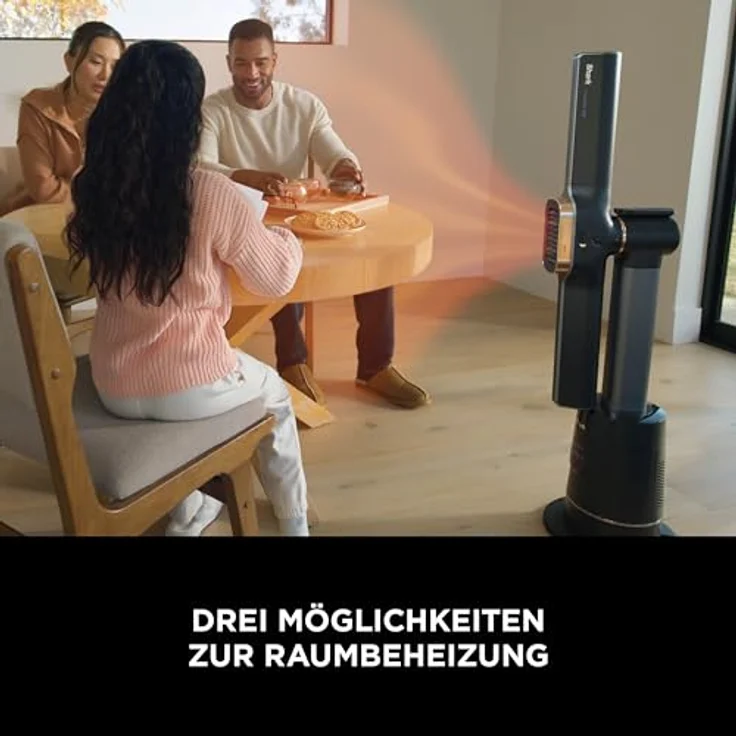 Shark TurboBlade Cool + Heat Ventilator, 2-in-1 Heizlüfter und Ventilator mit Fernbedienung, Schwarz, TH200EU – Bild 4
