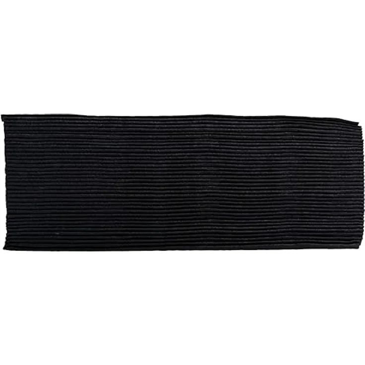 Pronape Cocktailservietten, 20 x 20 cm, 2-lagig aus Mikro-Waffelpapier, Schwarz, 50 Stück – Bild 4