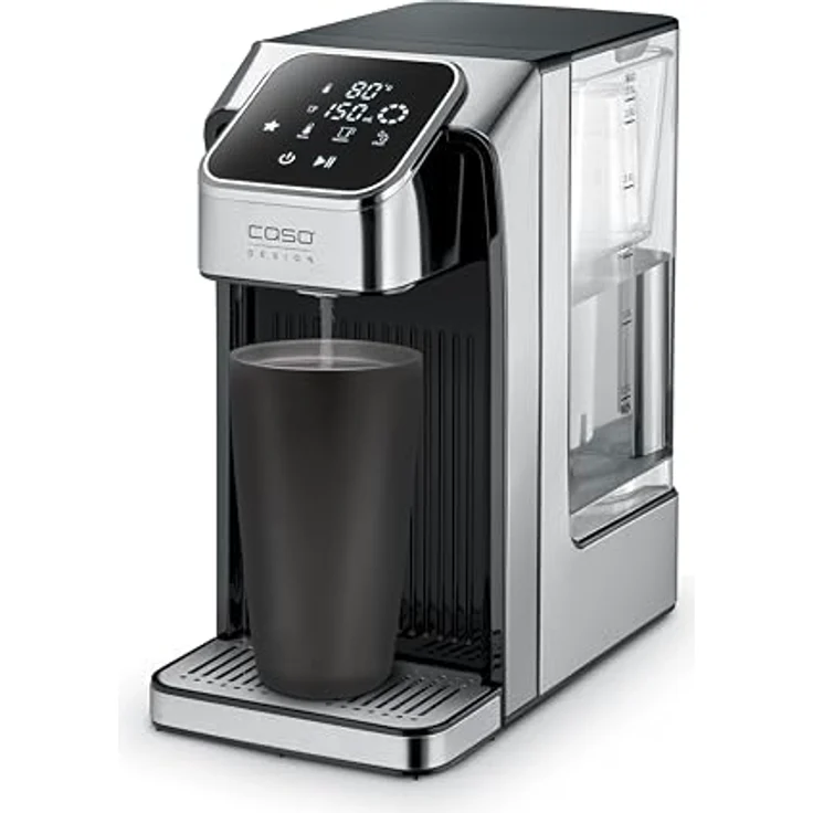 Caso 1889 HW 770 Advanced Turbo Heißwasserspender, 2,7 Liter, 13-stufige Temperaturwahl, Farbe: Silber – Bild 5