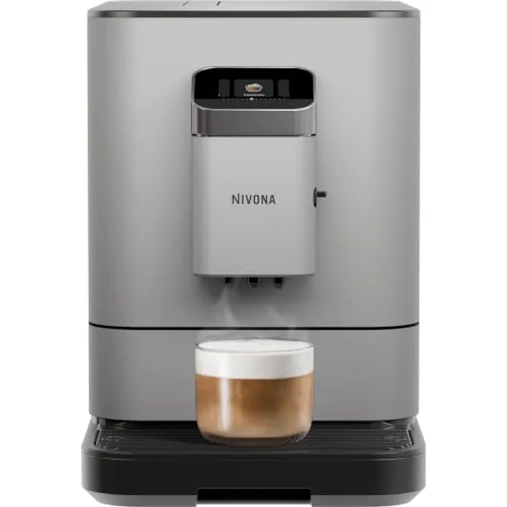 NIVONA NIVO 7105 Kaffeevollautomat, Designgrau, Bluetooth, 15 bar Pumpendruck, 1,8 L Wassertank