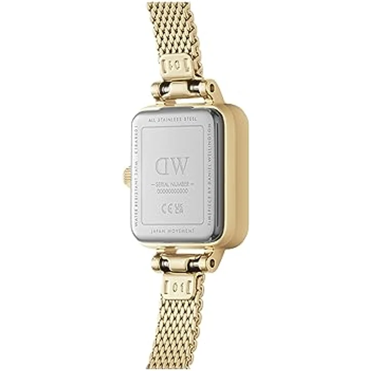 Daniel Wellington Quadro Uhr 15.4x18.2mm Double Plated Stainless Steel (316L) Gold – Bild 4