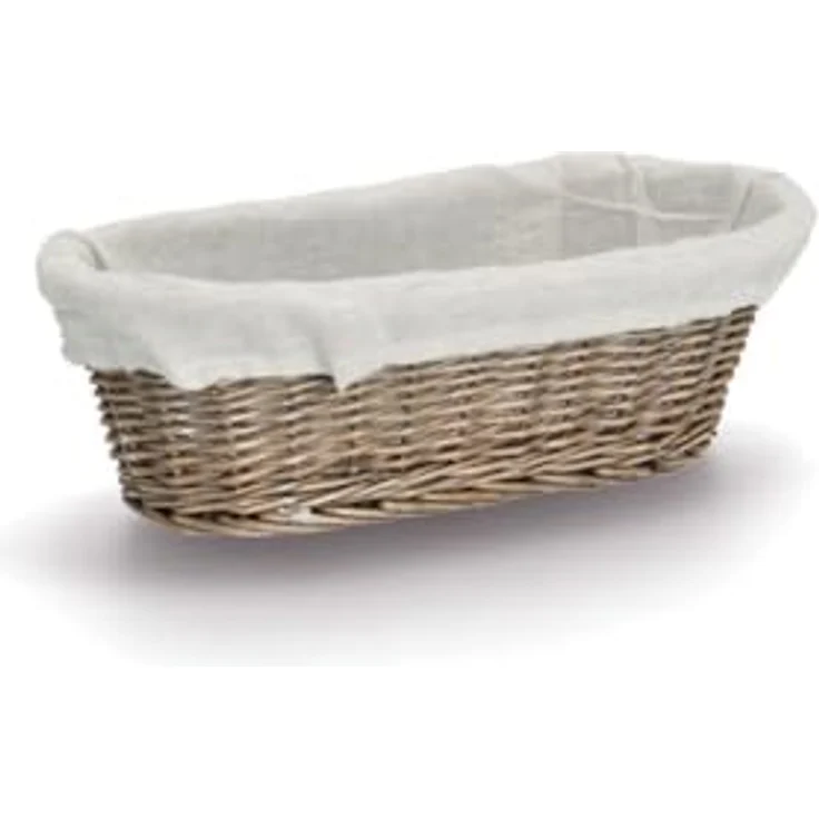 ZELLER Weidenbrotkorb, Beige, 33 x 14 x 10 cm, stilvolles Küchenzubehör aus Naturmaterialien – Bild 1
