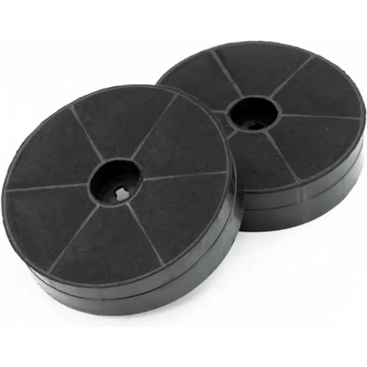 AIR2GO Aktivkohlefilter für Refsta K61 (2 Stück) in Schwarz