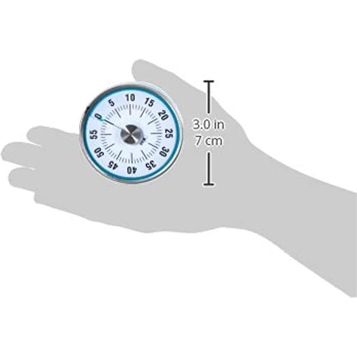 TFA Dostmann Puck Küchentimer, Eieruhr magnetisch, Timer, mit Restzeit-Anzeige, 0-60 Minuten, türkis, 38.1028.20 – Bild 4