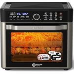 Balter Heißluftfritteuse XXL 22L Airfryer, 200 Programme, Dörrautomat, 16 in 1 heissluftfritteuse, friteuse ohne Öl, Minibackofen, 1800W