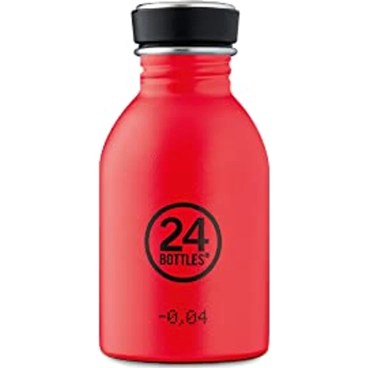 24Bottles Urban - 1L/500ml/250ml Wasserflasche, Trinkflasche mit 100% Dichtem Verschluss BPA-freie Edelstahl-Trinkgflaschen [Nicht thermisch, Ultraleicht] – Bild 2