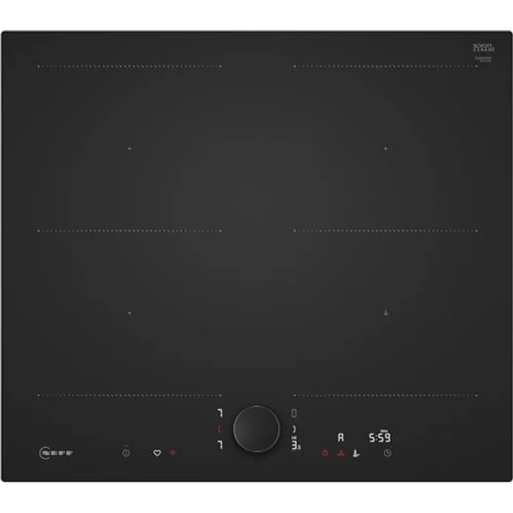 Neff T56NUQ4A0 Induktionskochfeld, 60 cm, mattschwarz, rahmenlos aufliegend, Versandkostenfrei – Bild 1