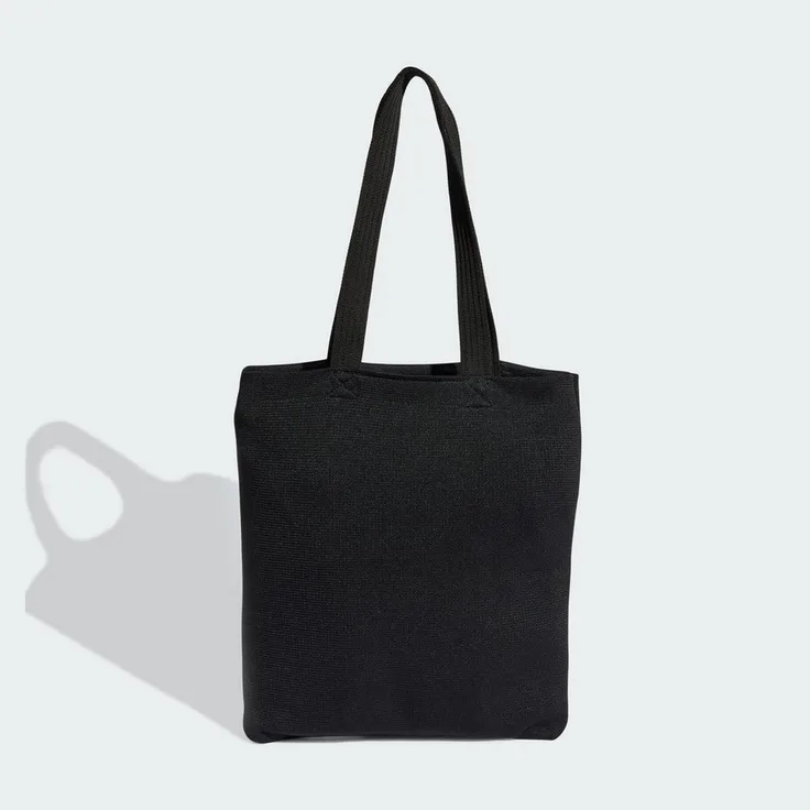 adidas Originals GEHÄKELTE TRAGETASCHE, Handtasche mit Trefoil Logo und Einschubtasche, ideal für den Sommer