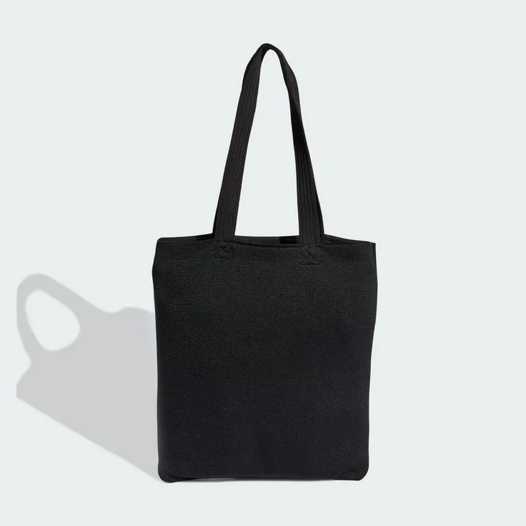 adidas Originals GEHÄKELTE TRAGETASCHE, Handtasche mit Trefoil Logo und Einschubtasche, ideal für den Sommer
