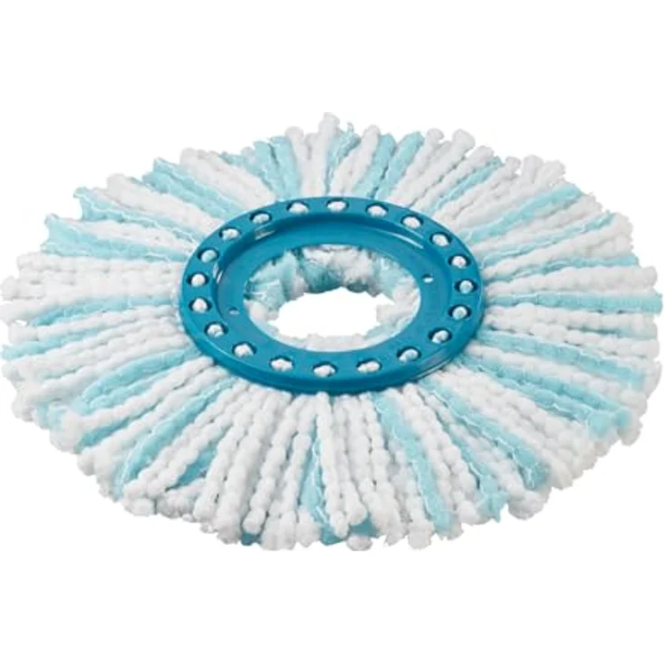 Leifheit Set Clean Twist M, Bodenwischer mit Mikrofaser Wischbezug für Laminat und Fliesen, Wischer mit Schleudertechnologie, Wischmopp für Rundum-Reinigung, Mop mit 42cm Wischbreite und Click-System – Bild 2