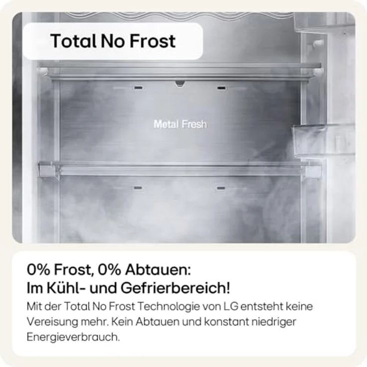 LG GSXE90MBDD Kühl-Gefrier-Kombination, Side-by-Side, 628 Liter, Metal Sorbet, Smart Inverter Compressor®, Door-in-Door® – Bild 5