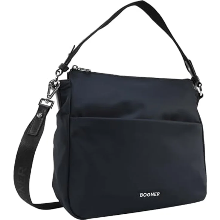 BOGNER Klosters Isalie Hobo MVZ, elegante Handtasche mit hochwertiger Verarbeitung, Schwarz – Bild 2