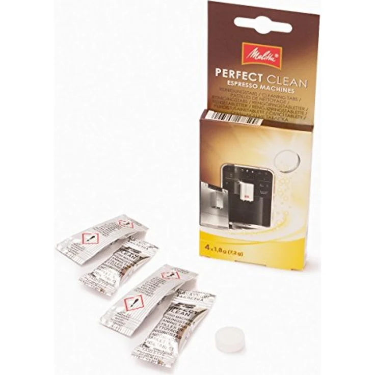 Melitta 6er Pflegeset für Kaffeevollautomaten und Espressomaschinen | 3x ProAqua Wasserfilter | 2x Flüssigentkalker Anti Calc | 1x Reinigungstabs Perfect Clean – Bild 2