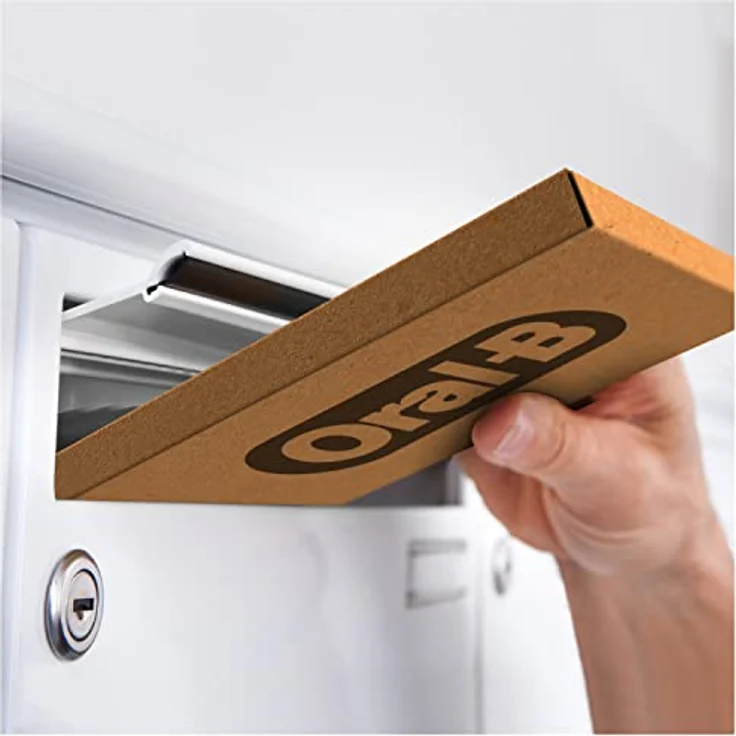 Oral-B Pro 3DWhite Aufsteckbürsten für elektrische Zahnbürste, 12 Stück, aufhellende Zahnreinigung, X-Borsten, Original Zahnbürstenaufsatz für Oral-B Zahnbürsten, briefkastenfähige Verpackung – Bild 2