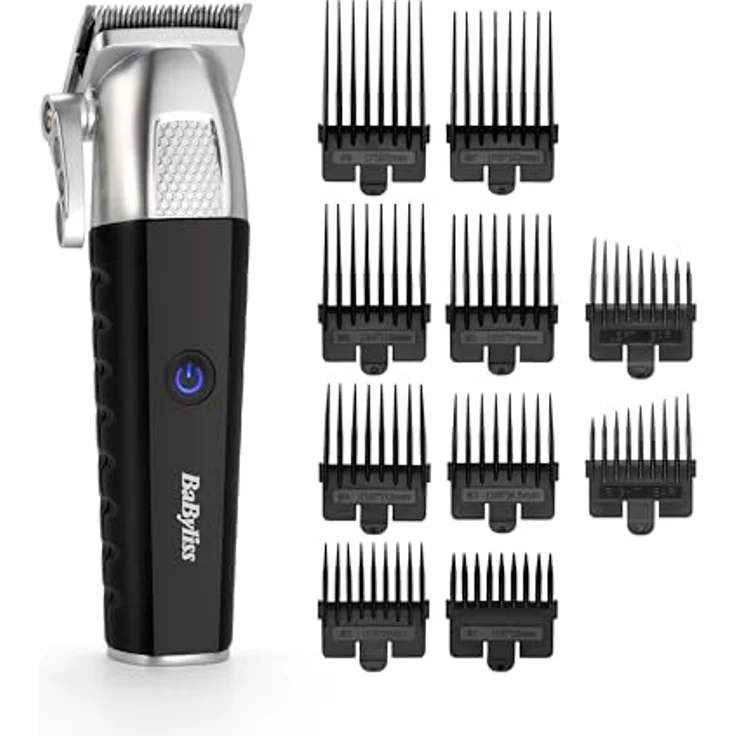 BaByliss Lihtium Power Haarschneider, kabelloser Haarschneider mit Lithium-Ionen-Batterie, japanischen Klingen und 8 Aufsatzen von 0,8 bis 25 mm – Bild 1