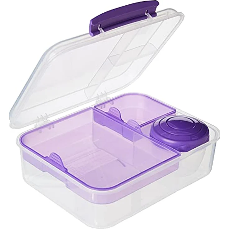 Sistema Bento Lunchbox to Go mit Fruit-Joghurt Topf, mehrfarbig, 1,65 Liter (sortiert) – Bild 2