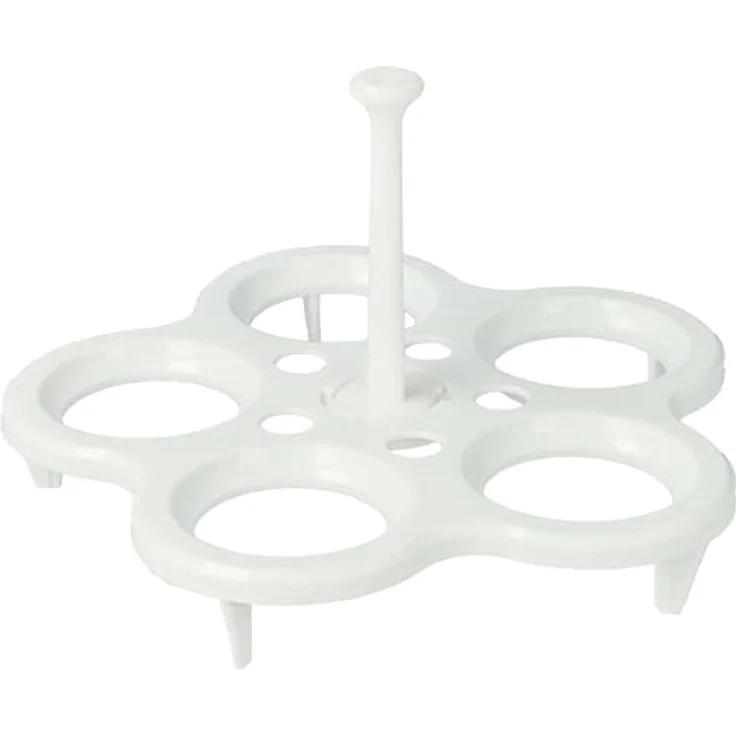 vhbw Küchenmaschinen Zubehör-Set für Vorwerk Thermomix TM31, TM5, TM6 - 5-fach Eiereinsatz, weiß – Bild 2
