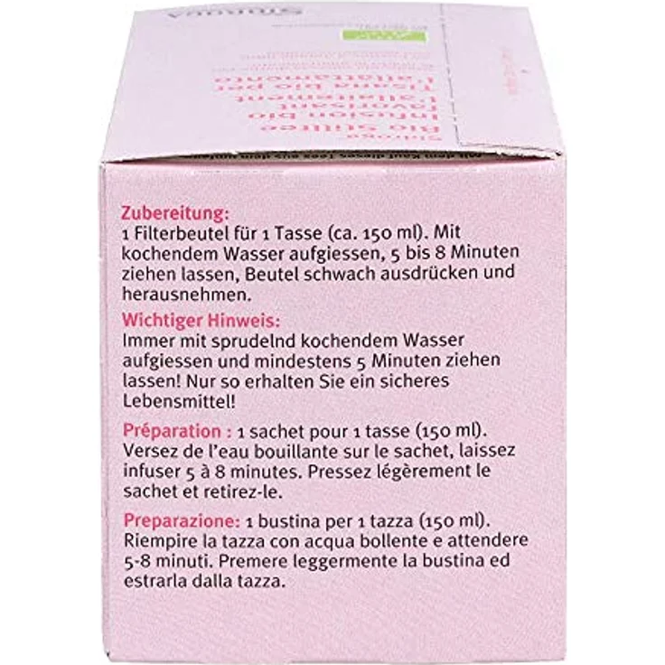 SIDROGA Bio Stilltee, Filterbeutel mit 30 g, natürliche Kräutermischung für Stillende – Bild 4