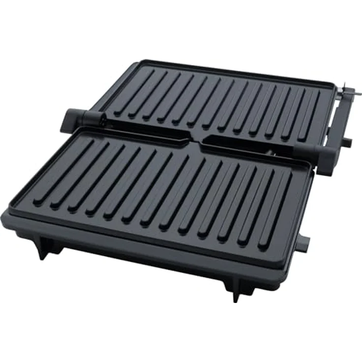 Steba FG 10 GRILLINO, Kontaktgrill mit 1000 W, klappbar, PFAS-freie keramikbeschichtete Grillplatten, schwarz – Bild 6