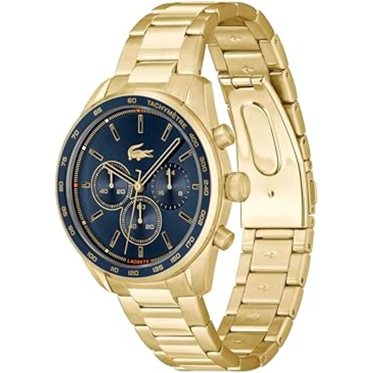 Lacoste LC2011381 Boston Herren Uhr, Chronograph mit Mineralglas, 5 ATM (Duschen) – Bild 3