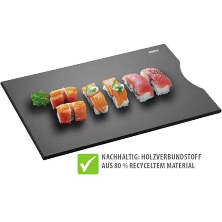 GEFU Schneidebrett SLIZE, Holzpapierfaser, Holzverbundstoff aus 80 % recyceltem Material – Bild 5