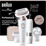 Braun Silk-épil 9 Flex 9-306 3D, Weiß/Rosa Titan