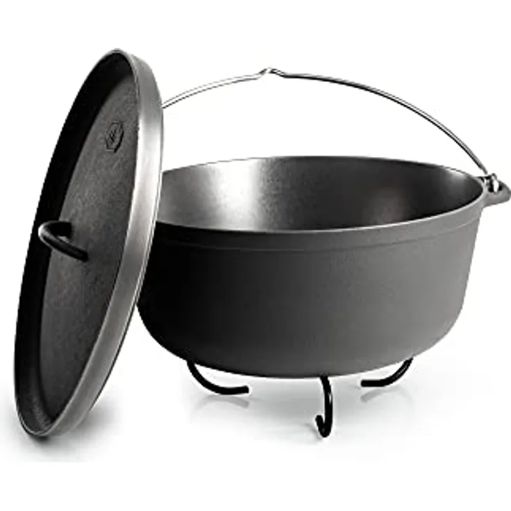 GSI Outdoors Erwachsene Unisex LITECAST Dutch Oven 7 QT kasserolle, Mehrfarbig (Mehrfarbig), Única