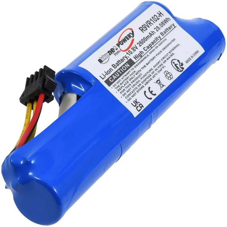 Powery Powerakku für Saugroboter Vileda VR One, 10,8V 2600mAh Li-Ion