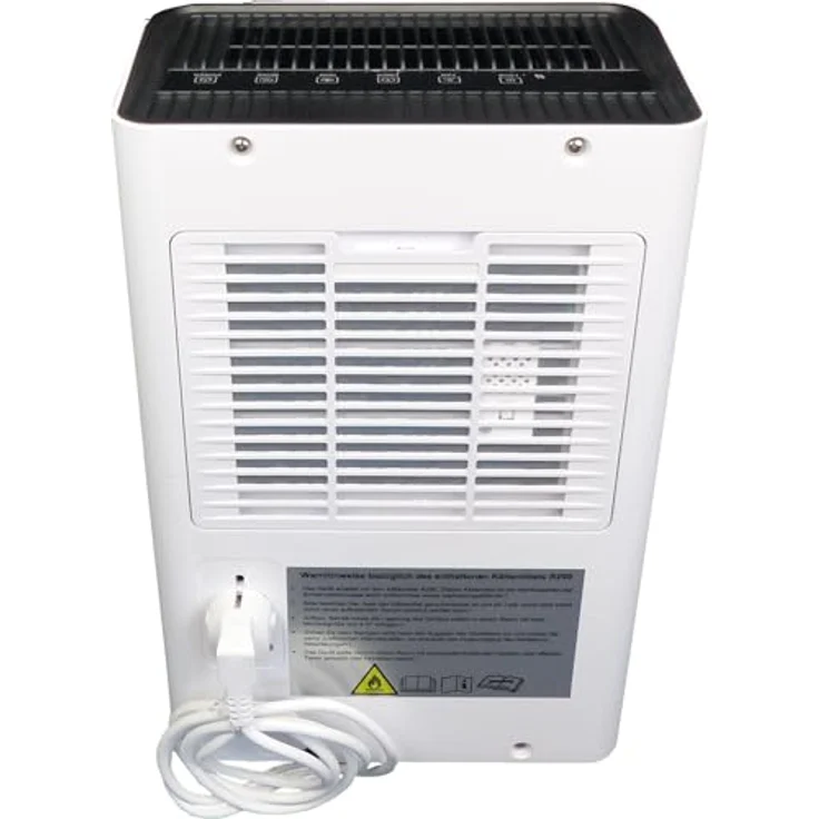 Aktobis WDH-106LE Luftentfeuchter, 8 L/Tag, leiser Betrieb, moderne Design, Timer-Funktion, Automatik und Kindersicherung – Bild 5