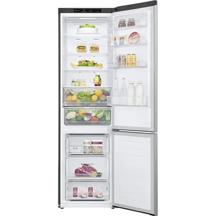 LG GBP52PYNBN Kühl-/Gefrierkombination, Klasse B, 384 Liter Kapazität, LINEARCooling, DoorCooling, Prime Silver – Bild 2