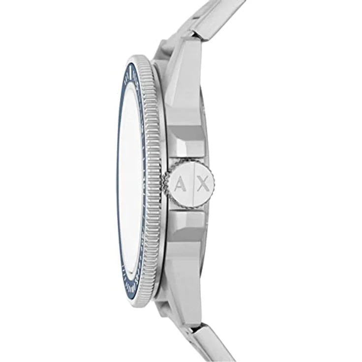 Armani Exchange Herrenuhr Edelstahl, Quarz, 42 mm Gehäusedurchmesser, teilmattiert, klappschließe, 145 g – Bild 3