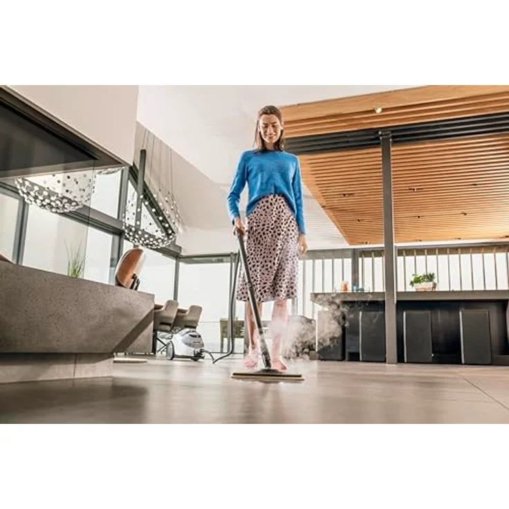 Kärcher Dampfreiniger SC 5 EasyFix Iron Select Bath Edition, max. 4,2 bar Dampfdruck, 180 s Aufheizzeit, 2.250 W Leistung, 150 m² Flächenleistung, 1,5 l Tank – Bild 5