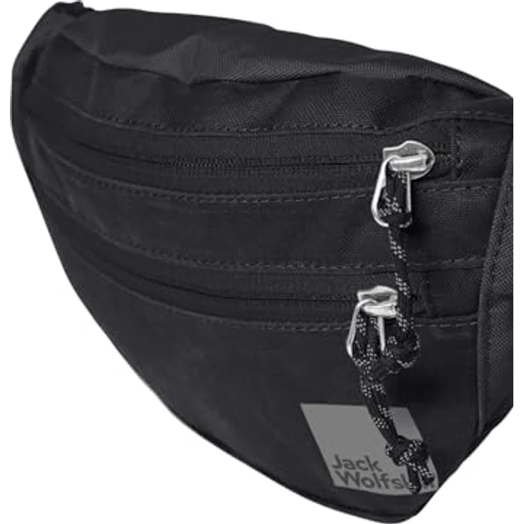 Jack Wolfskin Gürteltasche Konya Hipbag Black, recycelte Materialien, PFC-frei – Bild 4