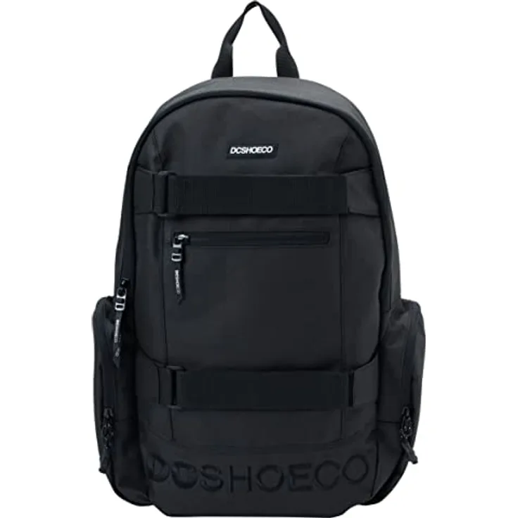 DC Shoes Breed, Tagesrucksack für Männer mit 25 L Volumen, Skatepack und recyceltem Polyester, schwarz