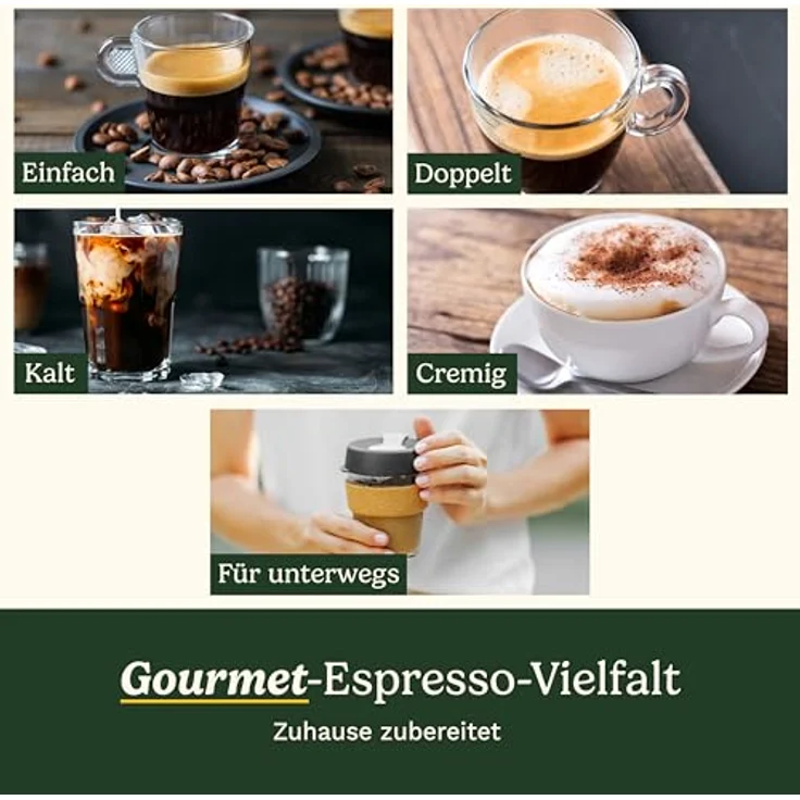 Cuisinart Espresso Machine Slim, Siebträgermaschine mit 15 Bar Pumpendruck und Dampfdüse, Schwarz und Silber – Bild 4
