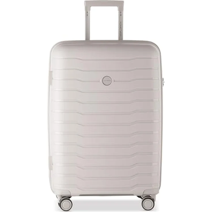 Worldpack Portland 4 Rollen Kofferset, 3-teilig, beige, aus 100% Polypropylen, Maße: 52 cm x 29 cm x 72 cm – Bild 3