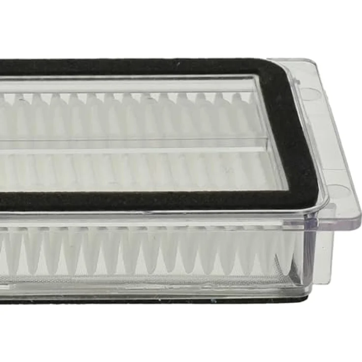 vhbw 2x HEPA-Filter mit Rahmen, Luftfilter für Saugroboter, passend für Xiaomi Mijia 1C, Mi Robot Vacuum Mop 1C, schwarz/weiß, 15 x 5 x 1,4 cm – Bild 5