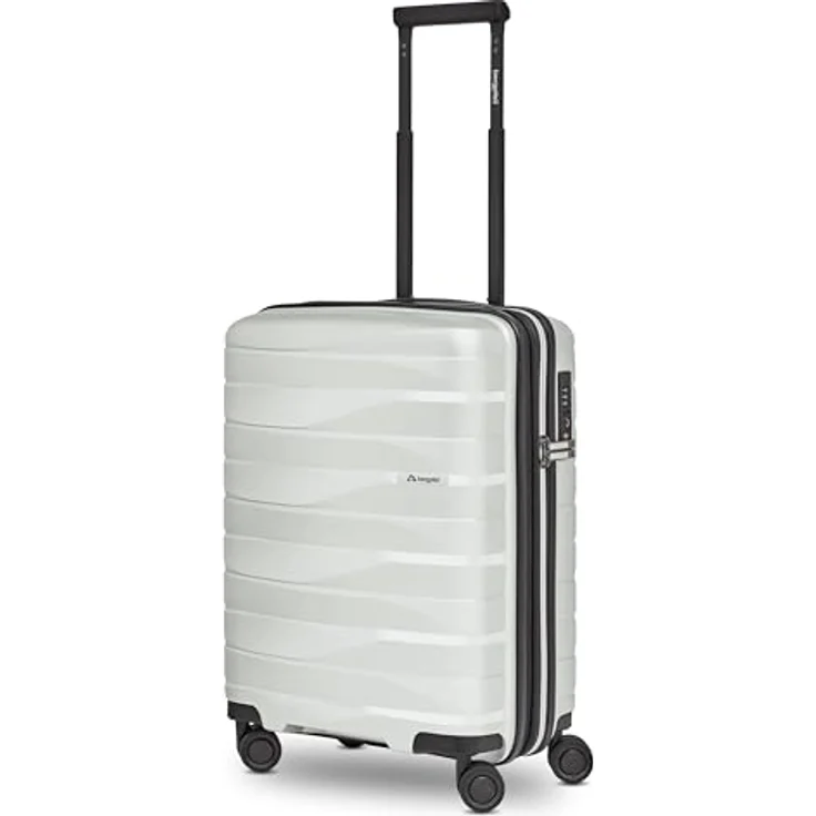 Bergpfeil Kleiner Hartschalen Kabinen-Koffer | Cabin-Trolley 40 x 22 x 55 cm aus Polypropylen | Leichte Unisex Reisetasche nur 2,8 kg | Doppelrollen & TSA-Schloss (Travel) – Bild 1