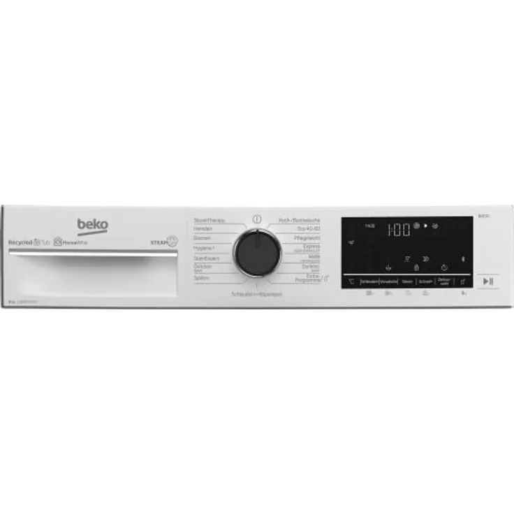 Beko B5WFU58415W, Frontlader-Waschmaschine, A, Fassungsvermögen 8 kg, Standgerät, Breite 60 cm – Bild 8