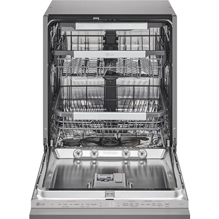 LG DB476TXS, vollintegrierbarer Geschirrspüler, 598 mm breit, 43 dB(A), Inverter Direct Drive®, QuadWash®, TrueSteam®, App-kompatibel – Bild 3