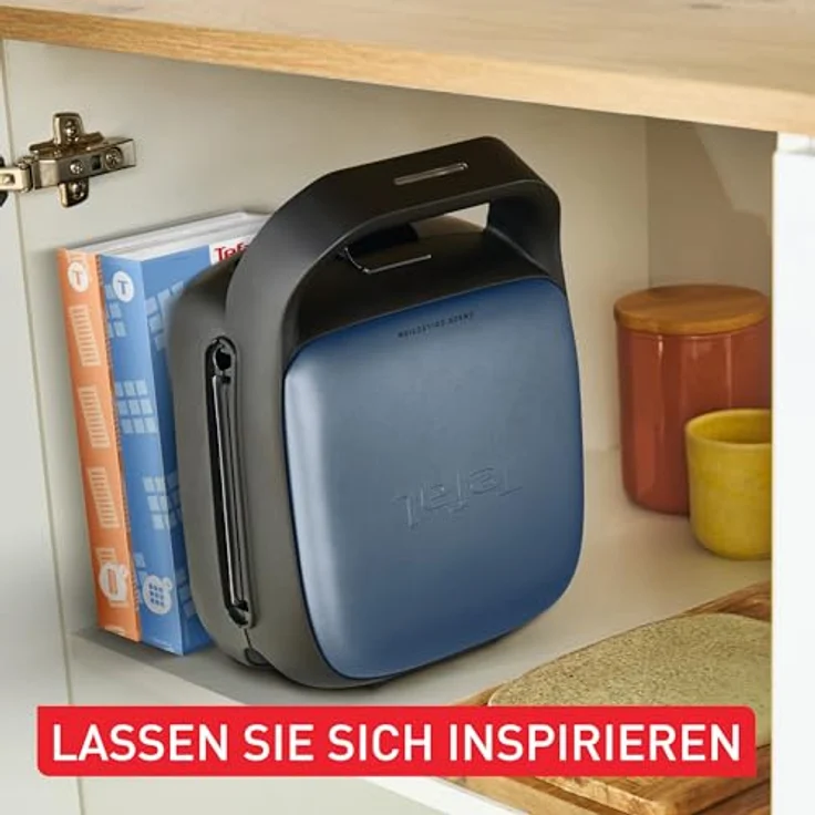 Tefal 2-in-1 Sandwichmaker SW8674 Snack Collection, 700 W, Antihaftbeschichtung, austauschbare Plattensets, inkl. Rezeptbuch – Bild 4