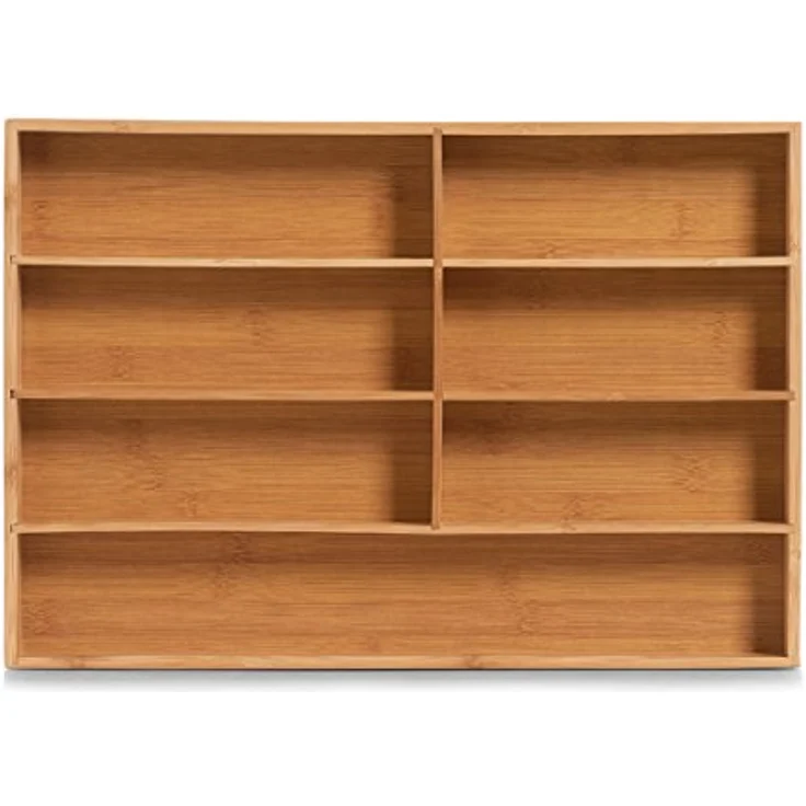 Zeller 25349 Besteckkasten, Bamboo, ca. 44 x 30,6 x 4,3 cm Natur – Bild 3