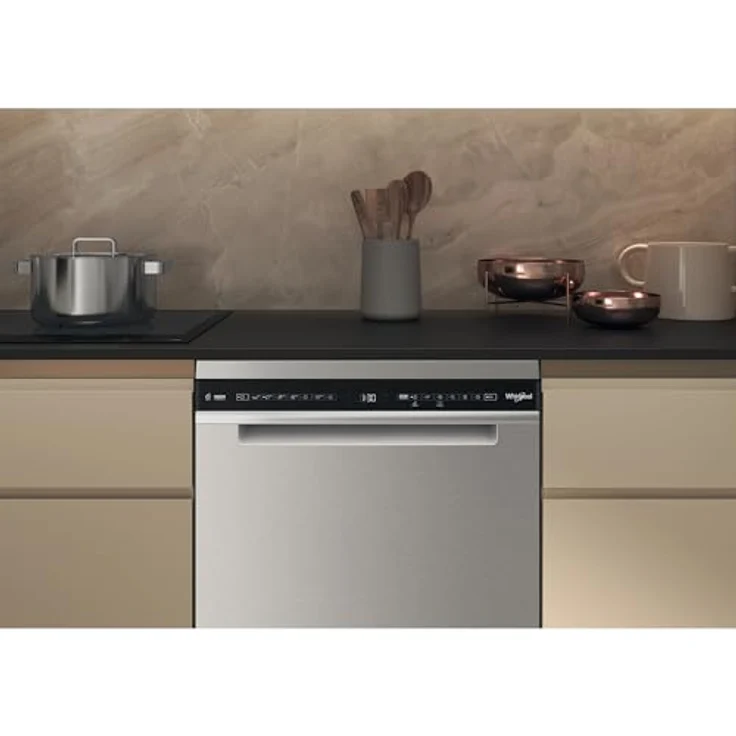 Whirlpool MaxiSpace W7F HS41 X, Freistehender Geschirrspüler, 60 cm, Edelstahl Schwarz, 15 Maßgedecke, 41 dB Geräuschpegel, Energieeffizienz C – Bild 5