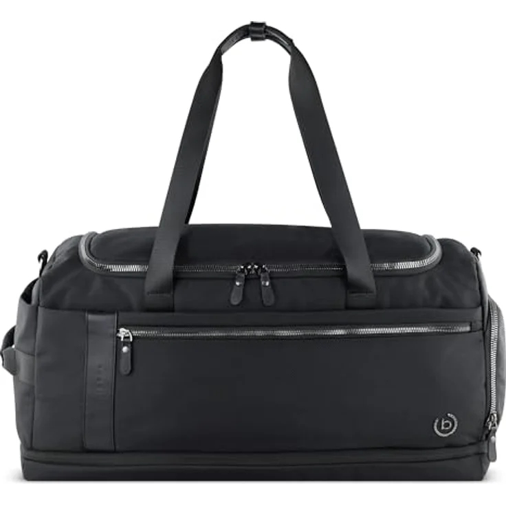 bugatti Nero Weekender Reisetasche, 58 cm, schwarz, 100% Polyester, ideal für Reisen und Sport – Bild 1